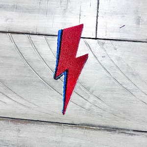 David Bowie Lightening Bolt Patch