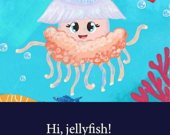 Livre d'histoires Bonjour Mer Rouge | Ocean Animals Kids Learning (téléchargement PDF)