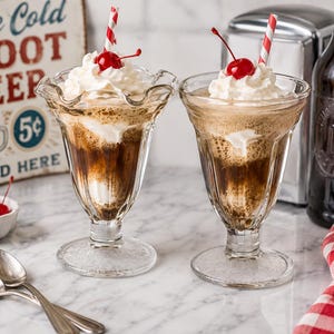 Verres à root beer float Dominion Glass, verres à soda transparents sur pied, coupes à sundae Canada