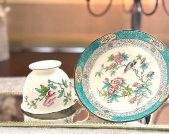 ミントン　アンティーク MINTON ミントン 金彩東洋風景絵 カップ＆ソーサー アンティーク