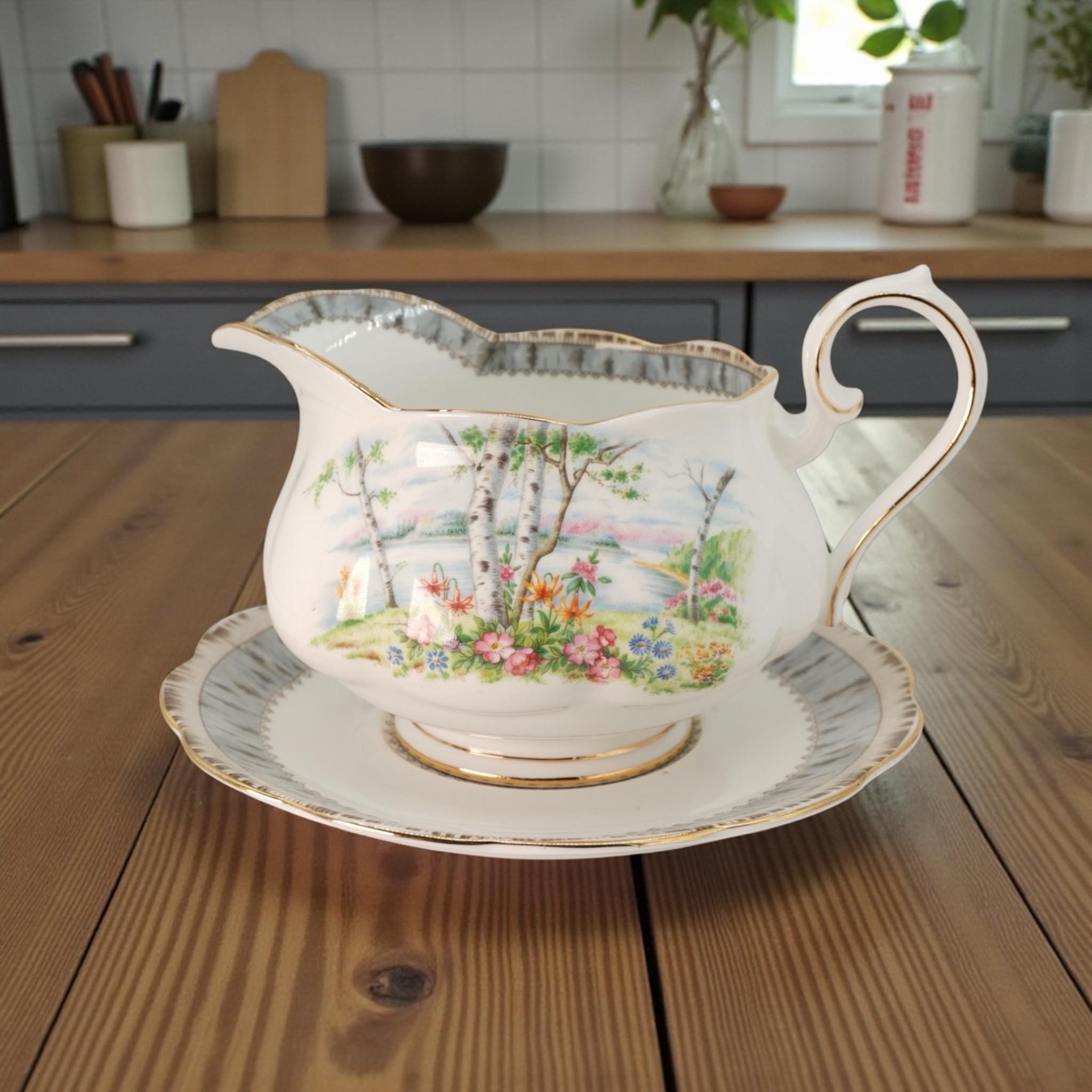 Royal Albert Silver Birch - Etsy