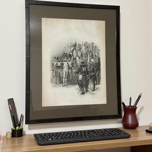 Tableau Édouard Detaille – 'La Défense De Champigny' – Toile Sur Cadre Prêt à Accrocher – Neuf