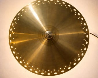 Handcrafted Brass Wall Sconce | Modern Perforated Wall Light