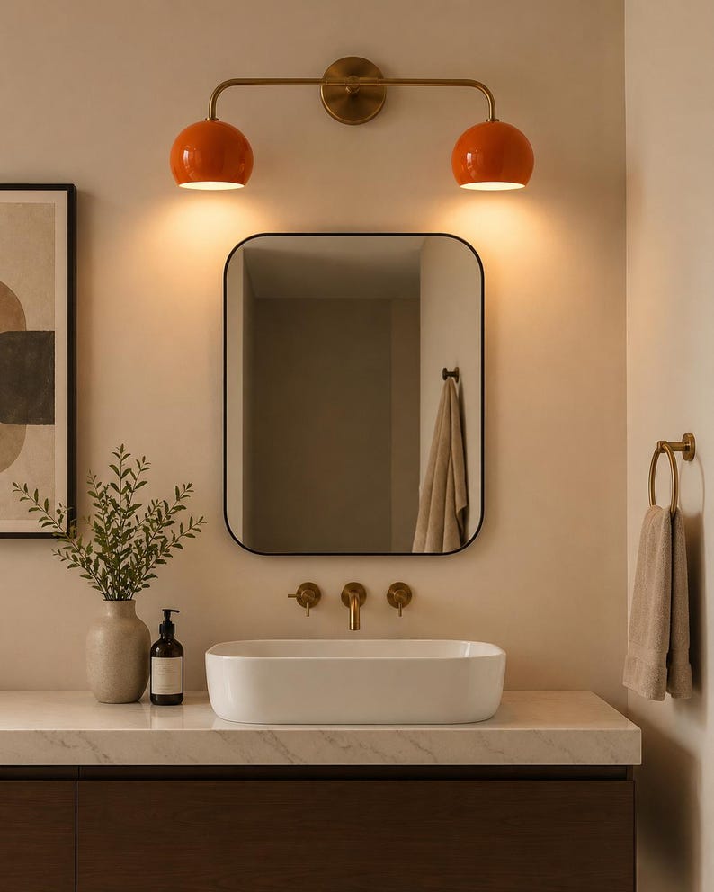 double wall sconce
brass vanity light
modern wall fixture
dual arm wall light
bathroom wall light
mid century light
vanity light brass
minimalist light
wall light fixture
home decor light
luxury wall light
orange Wall Light
Orange Sconce
vanity wall sconce, wall mounted sconce, flush mount sconce, bathroom Bedroom wall Sconce, Dome Shade Light, Double Arm Sconce, Reading Light, Wall Fixture Lamp, Italian wall Sconce, hallway Wall Sconce, Double Arm Fixture, Brass Wall Sconce, Modern Wall Lamp