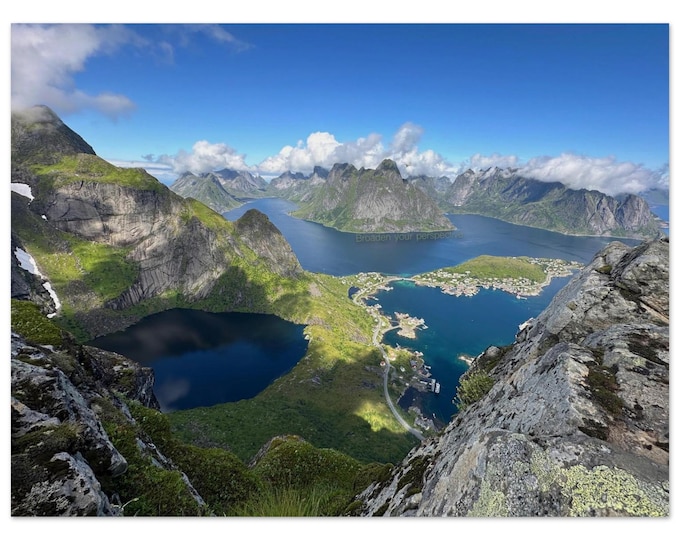 Magnificent Lofoten Mountains Emerge from the Sea