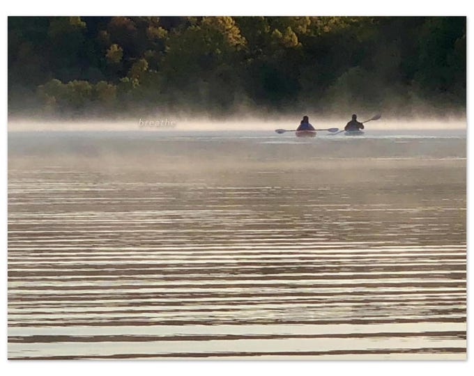 A Morning Kayak Beacons to Breathe Wall Art