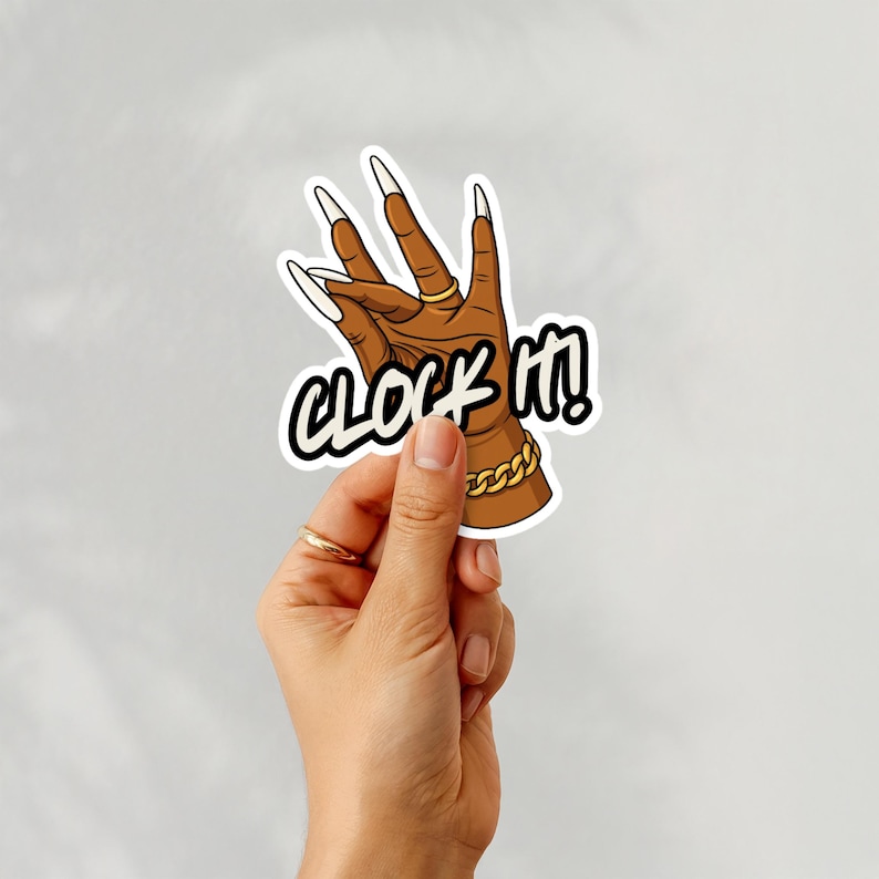 Clarke. It Sticker Clock It! Sticker Bundle - Etsy
