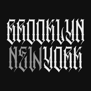 Eastside Gangster / Tattoo Font - Etsy