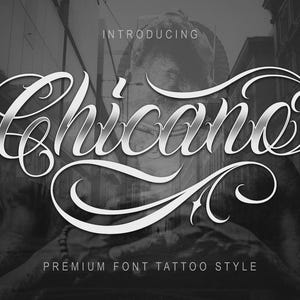 Chicano Tattoo Style Font