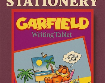 Vintage 1978 Garfield Writing Tablet: Retro Stationery Collectible