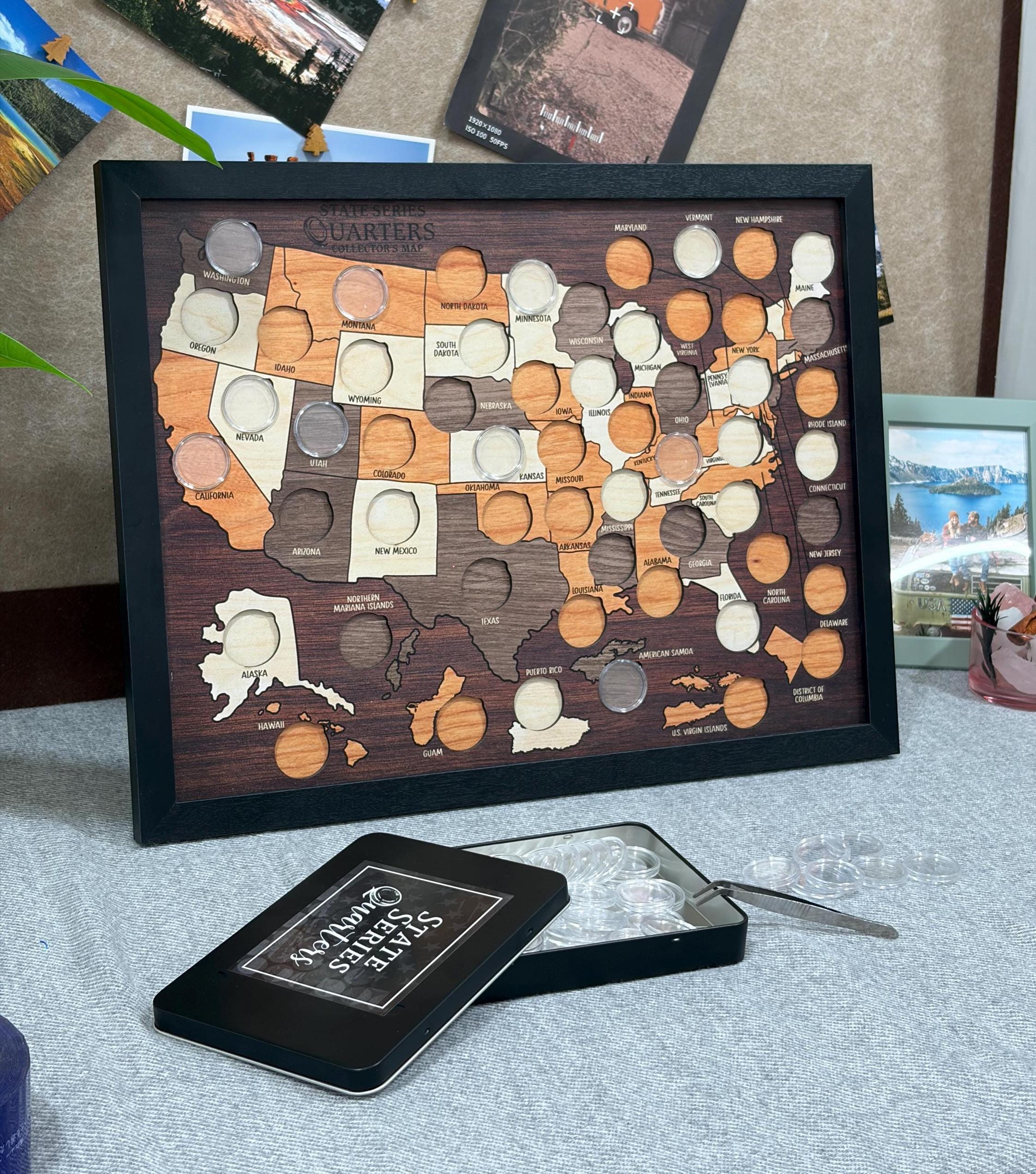 50 State Quarters Frame - Etsy