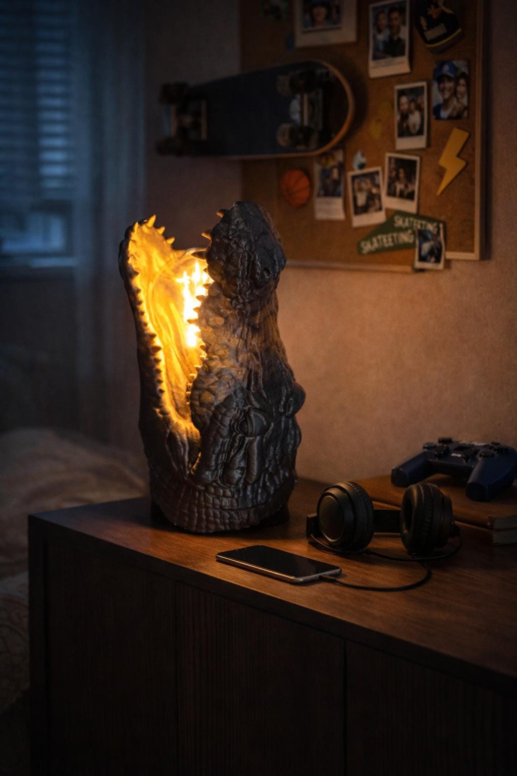 Godzilla night lamp - Etsy 日本