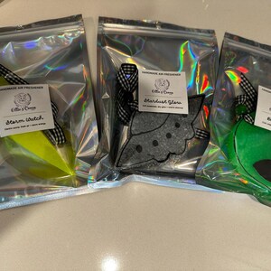 Alien Car Air Freshener | Extraterrestrial Freshie, Black Ice Scent image 4