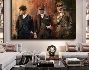 Peaky Blinders Graffiti Art Toile Peinture Art mural Décoration