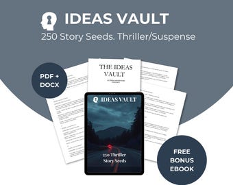 Ideas para escribir novelas de suspense y suspense: Ideas para historias de alto riesgo (PDF)