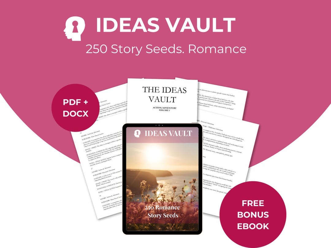 Romance Writing Prompts: Love Story Ideas for Novelists (PDF Download ...