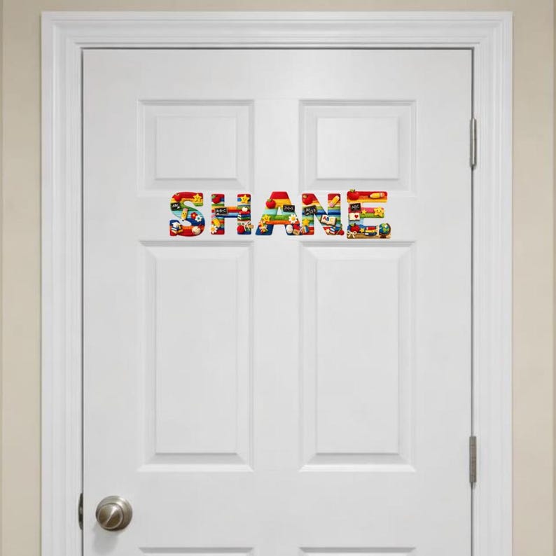 Shane Letters Teacher Alphabet PNG Letters A–Z, Craft, Sublimation, Playroom ...