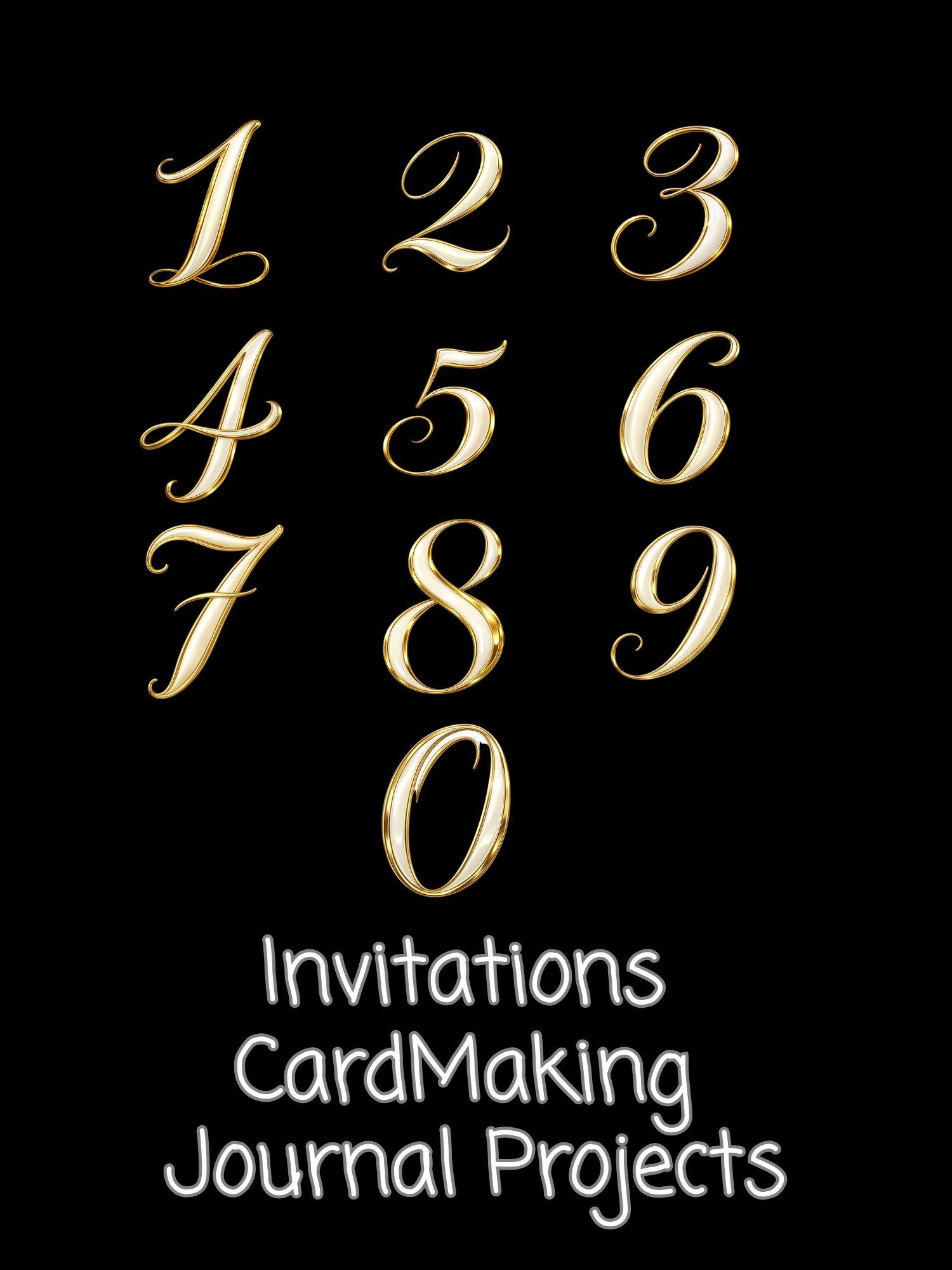 Gold Ivory Script Alphabet PNG Bundle, Luxury Calligraphy Letters A-Z ...