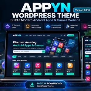 Appyn WordPress-Theme | Website-Theme für Android-Apps und -Spiele