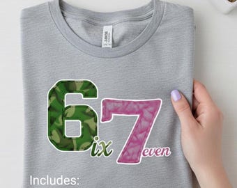 Six sept Svg Png Eps Pdf, conception de typographie de rue, graphique de nombre urbain, fichier de coupe Cricut, impression de T-shirt, autocollant, décalcomanie, téléchargement numérique