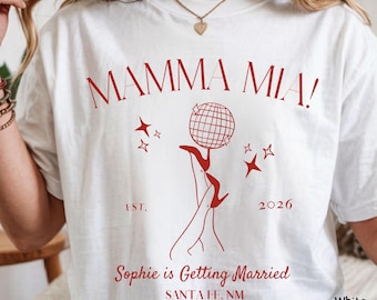 Mamma Mia Bachelorette Shirts, She Found Her Honey Honey Dancing Queens Brides Last Disco Bach Shirts Gift for Bridesmaid Disco Shirts