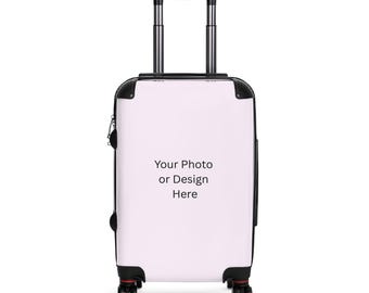 Maleta con foto personalizada / Funda para equipaje personalizada, Maleta de viaje con monograma