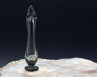 Miniature Swung Vase-Smokey Magic-FREE SHIPPING