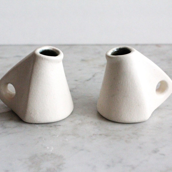 Vintage Pair of Ceramic Creamers Beit Hayotser made in Israel.