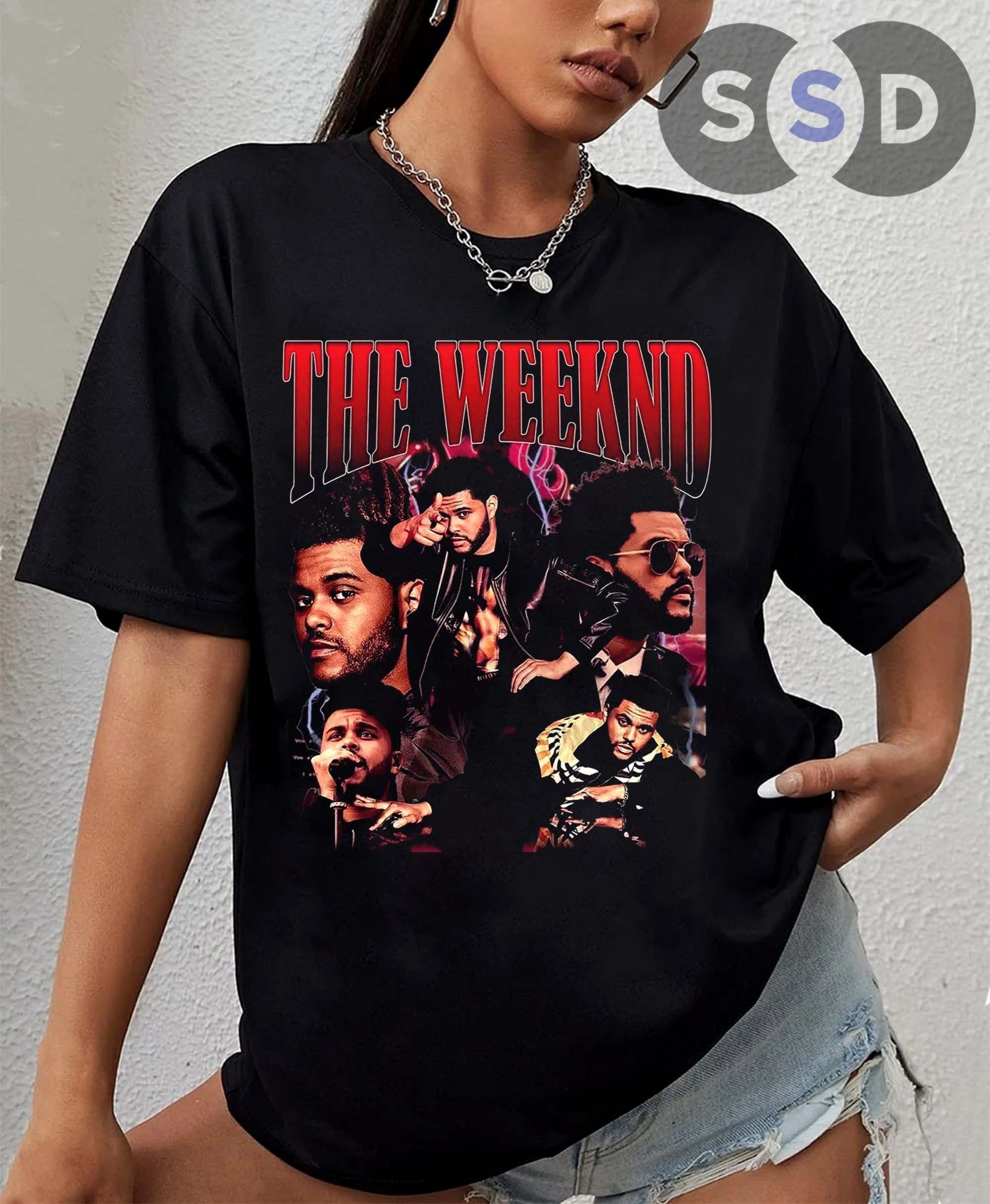 The Weeknd After Hours Tour 2022 boot tshirt w front & back graphics