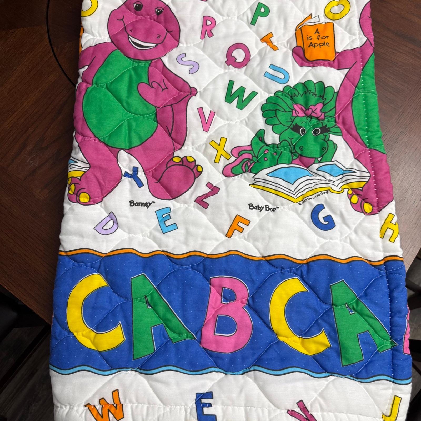 1990s Vintage Crib Bedding