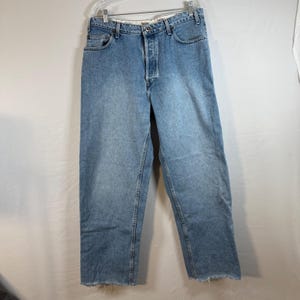 Jean femme Mossimo stretch taille 6 moyen délavé denim droit