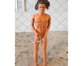 Twist N' Turn Mattel Ken Doll Brunette Hair Bendable Knees Vintage