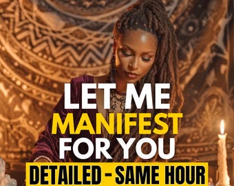 Custom Manifestation Ritual, Energy Work, Psychic Reading
