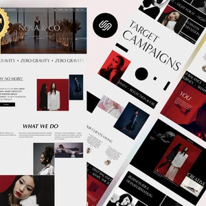 Squarespace Template for Creative Agency | Modern Business Website Design | Professional Portfolio & Marketing Site, -Creative Agency-