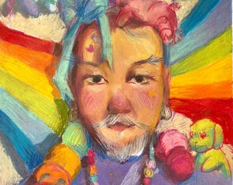 Hoe leg je het uit aan kinderen? Nr. 1 Zachte pastelkleuren van 29 x 42 cm op papier