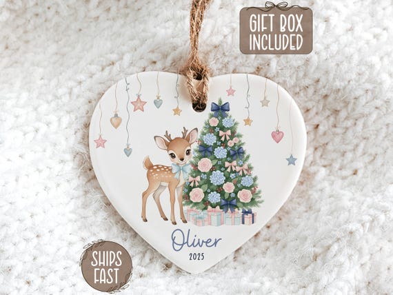 Kids Ornament Personalized, Baby Name Ornament, Personalized Baby’s Christmas Ornament, Custom Kids Keepsake Gift, Baby Boy or Girl Gift