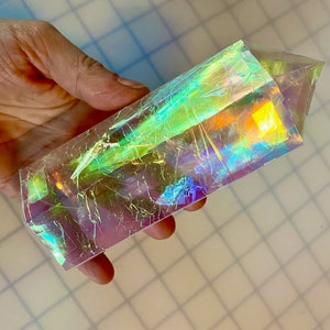 Khyber Crystal Gem -  Iridescent Opal PaperCraft DIY SunCatcher Jewel Project