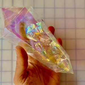 Thra Crystal Gem -  Iridescent Opal PaperCraft DIY SunCatcher Jewel Project