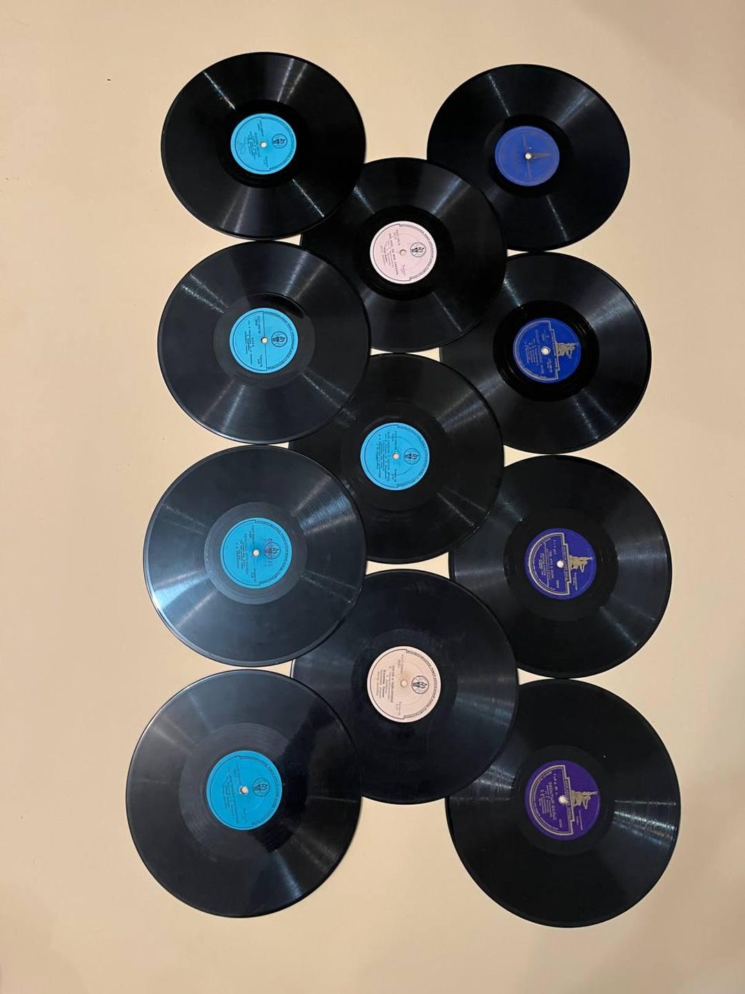 Set 11 Pcs of Shellac 78rpm Records Russian Love Songs 1950s USSR ...