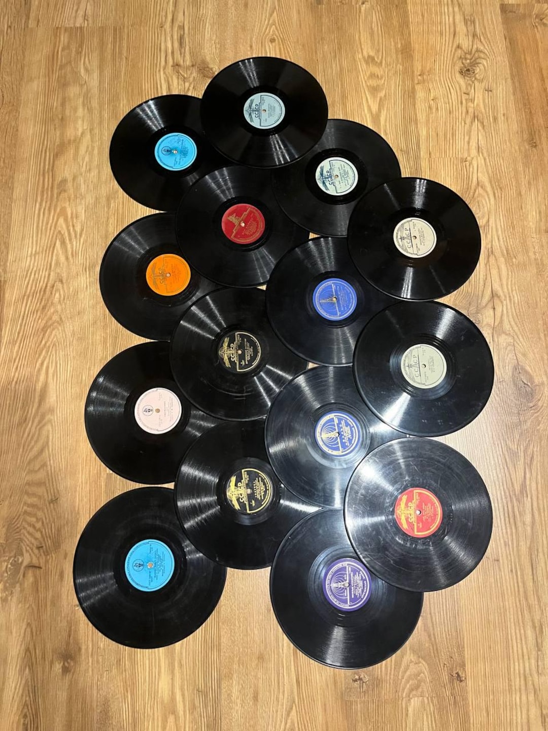 Set 15 Pcs of Shellac 78rpm Records Music of the World 1950s USSR ...