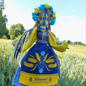 Ukrainian doll folk doll handmade doll amulet ethno doll  souvenir from Ukraine gift Ukrainian style   custom-made doll protect the family