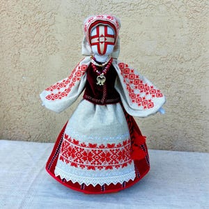 Motanka doll “Beregynia”, handmade, Slavic amulet, traditional folk art decor, a gift from Ukraine