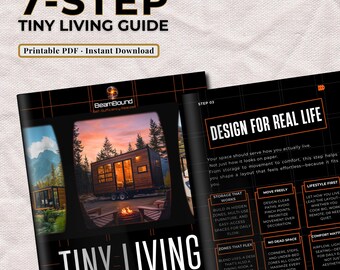 Planificador de casas pequeñas: Guía para reducir el tamaño de su hogar. Libro de trabajo digital. Vida intencional. Simplifique espacios pequeños. Planificación previa de su construcción. Descargar PDF.