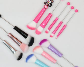 5 Pack Beadable Makeup Brush Set