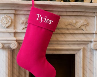2025 Christmas Stocking, personalized Velvet Christmas Stocking, Custom Name Embroidered Family Christmas Stockings, Christmas Decoration,