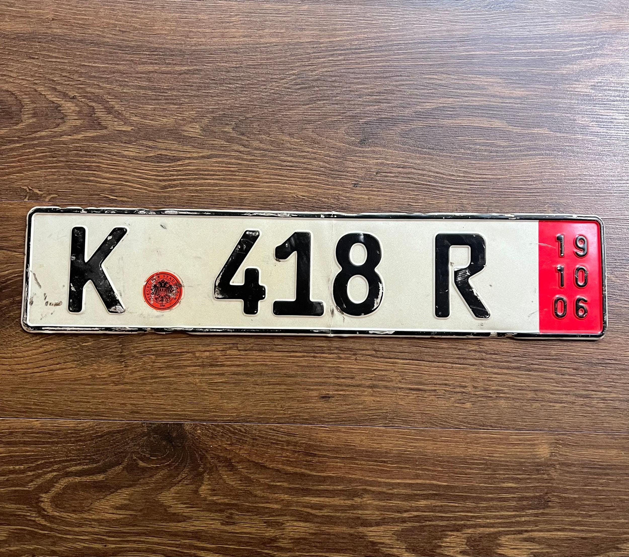 License plate ドイツ ナンバープレート 地域ステッカー German