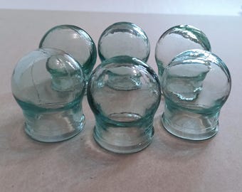 Vintage Glass Cupping Set: Soviet-era Medical Massage Jars - Etsy