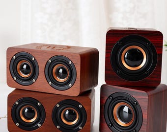 Gepersonaliseerde houten Bluetooth-luidspreker, gepersonaliseerd cadeau voor bruidsjonkers