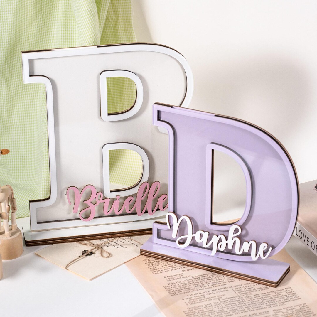 Coin Bank Lettering Personalized Wooden Letter Piggy Bank: Custom Name Coin Bank - Etsy