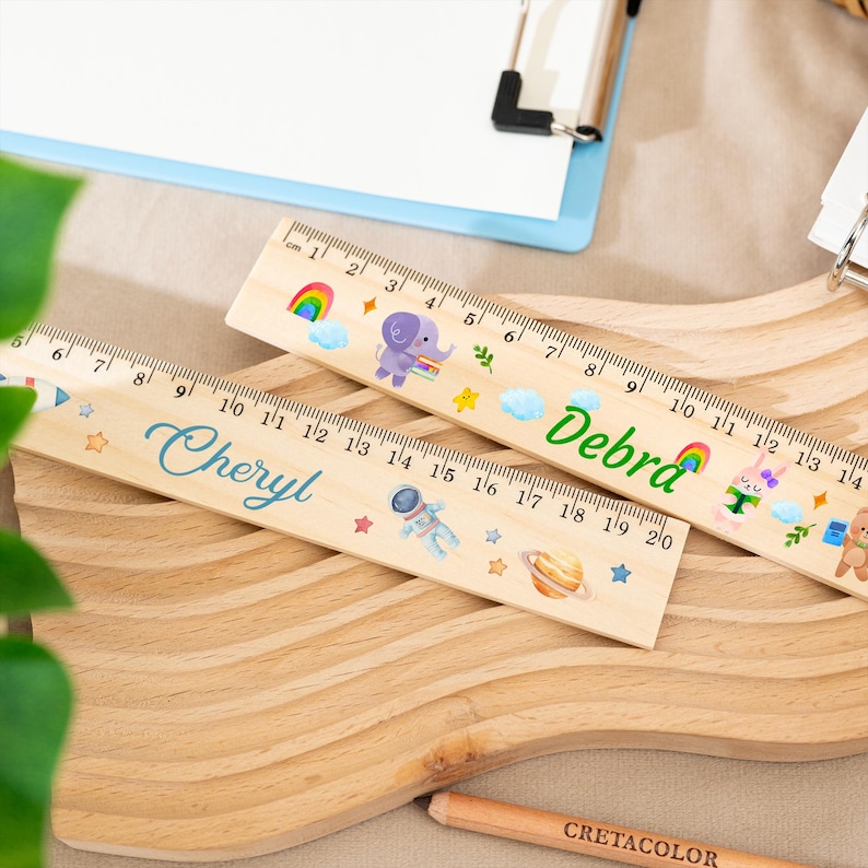 Custom Wood Ruler School Supplies,personalized Gift for School ...